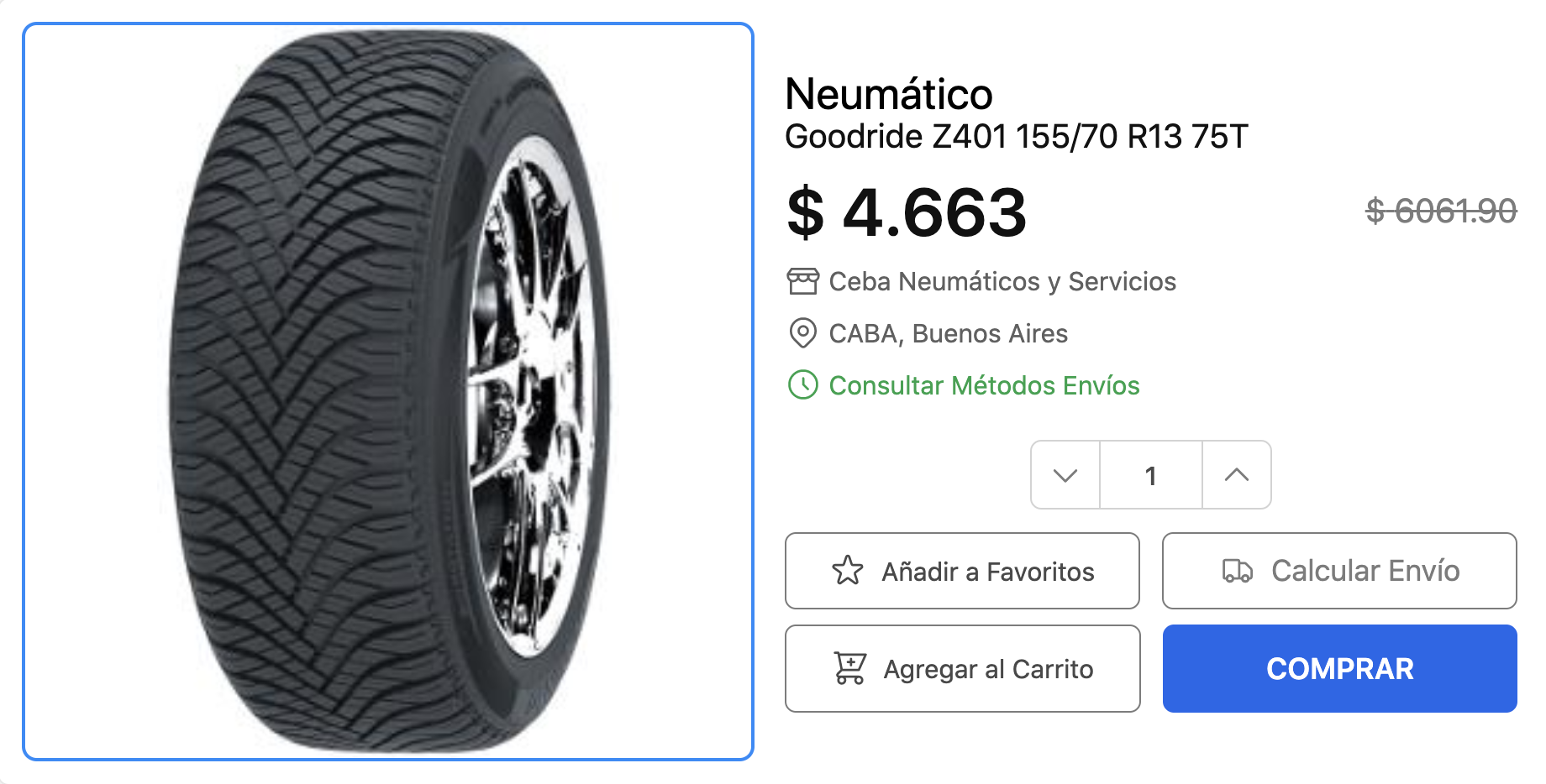 Customer profile user interface